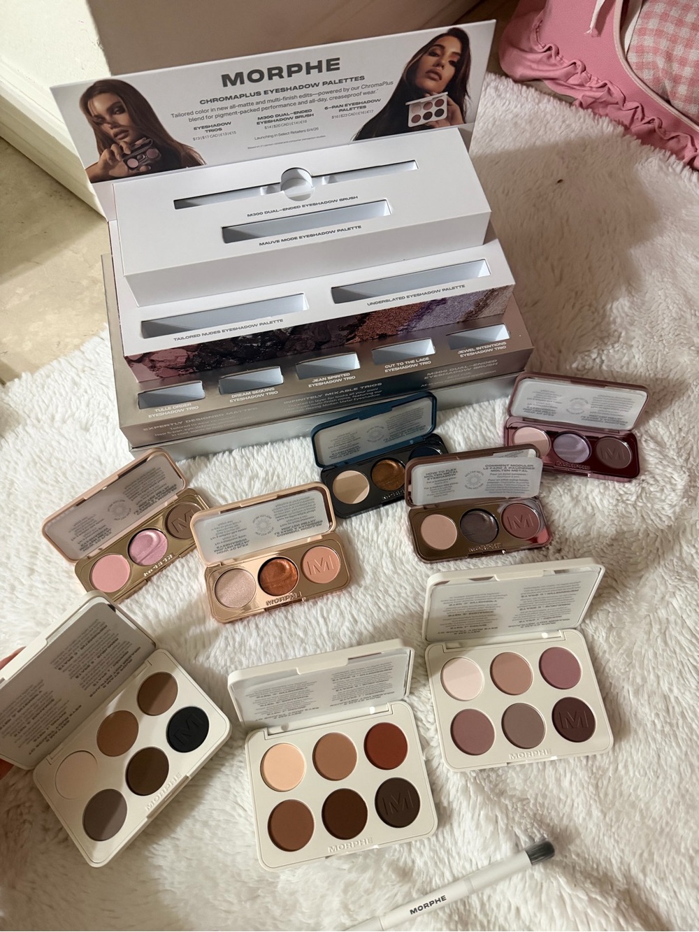 Morphe Eyeshadow Palette Collection — Pink, Brown, Nude, Gold